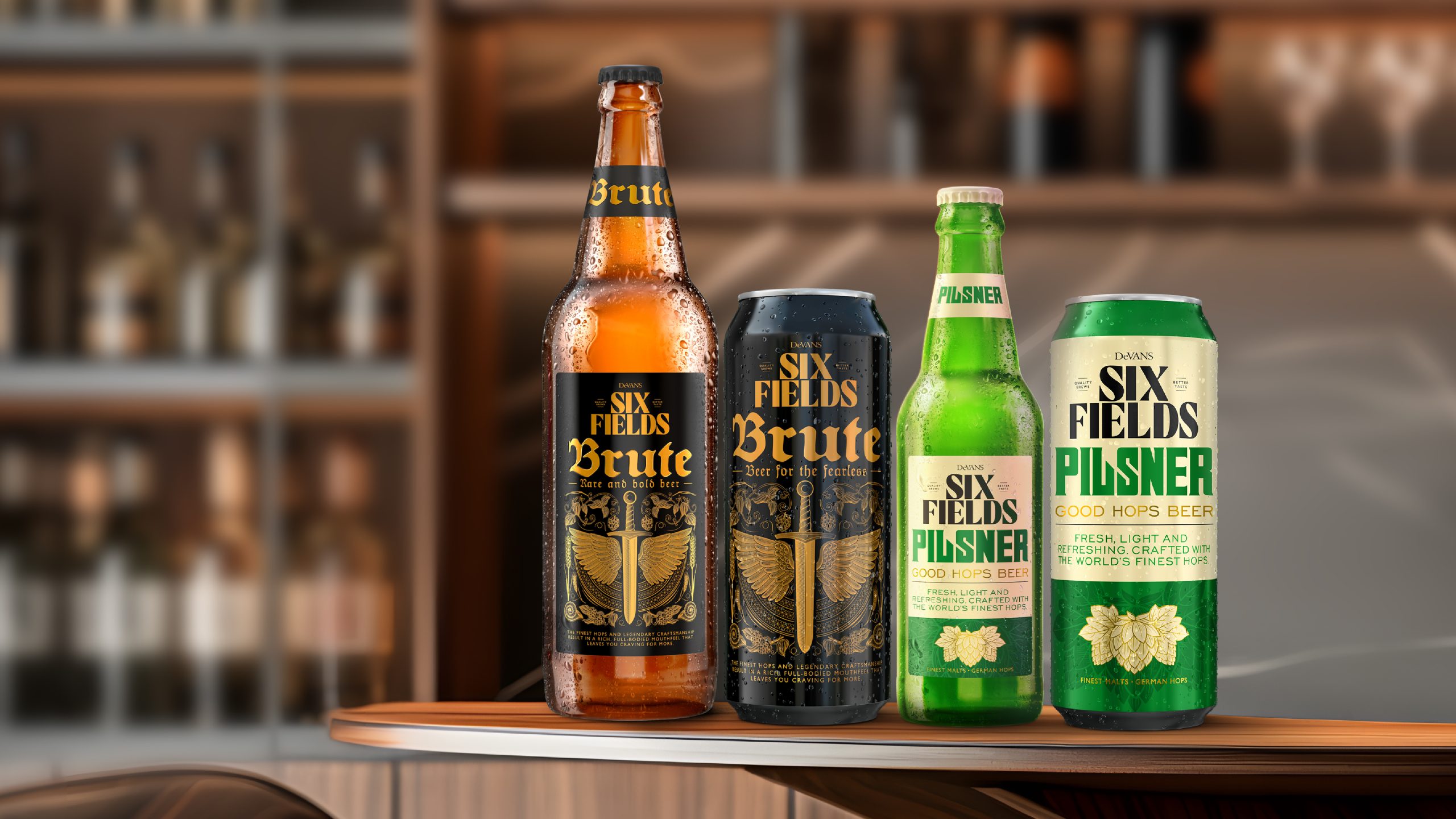 Jammu Based DeVANS forays into Premium Lager segment, expands Six Fields bouquet with Brute and Pilsner