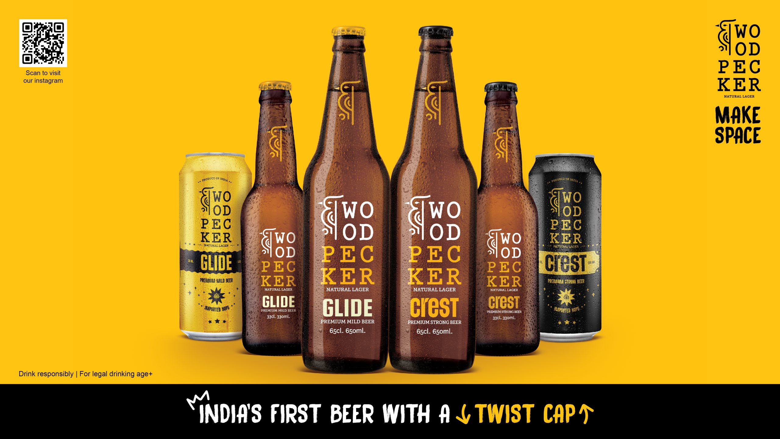 SOM Distilleries and Breweries Ltd (SDBL) unveils India’s first beer with a twist cap Woodpecker