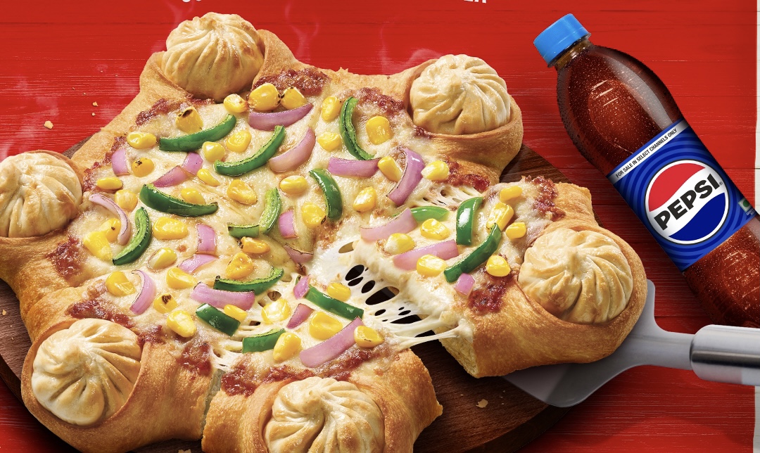 Pizza Hut launches Momo Mia pizza, a unique combination of juicy momos and cheesy pizza