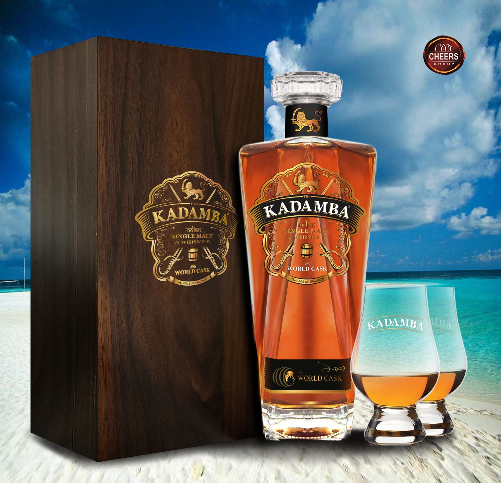 Award Winning Kadamba Single Malt’s ‘The World-cask’ Edition Launched