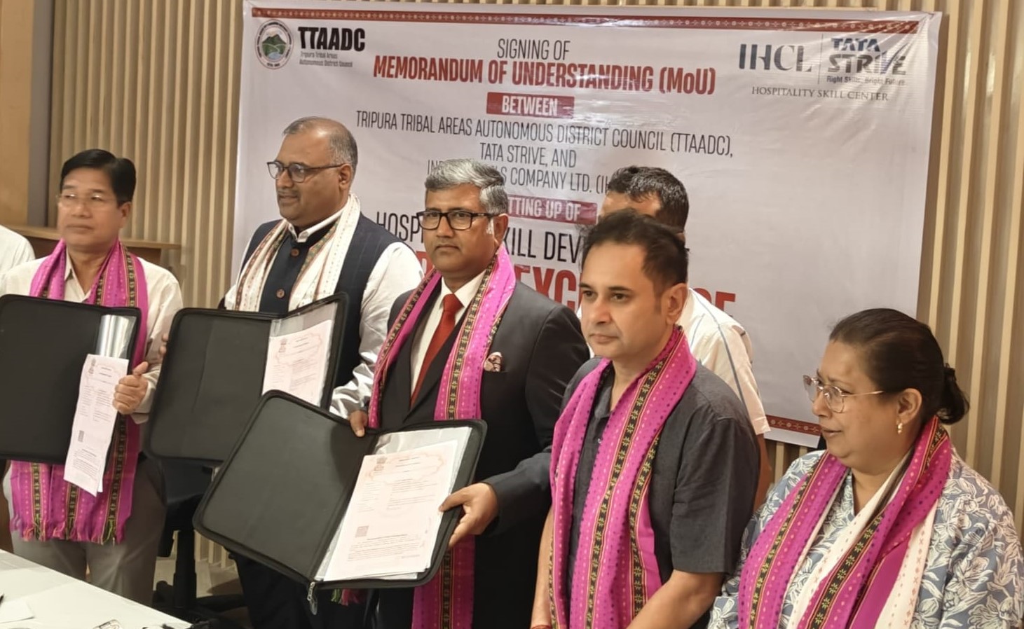 IHCL and Tata STRIVE partners with Tripura Tribal Areas Autonomous District Council to launch a skill centre in Tripura