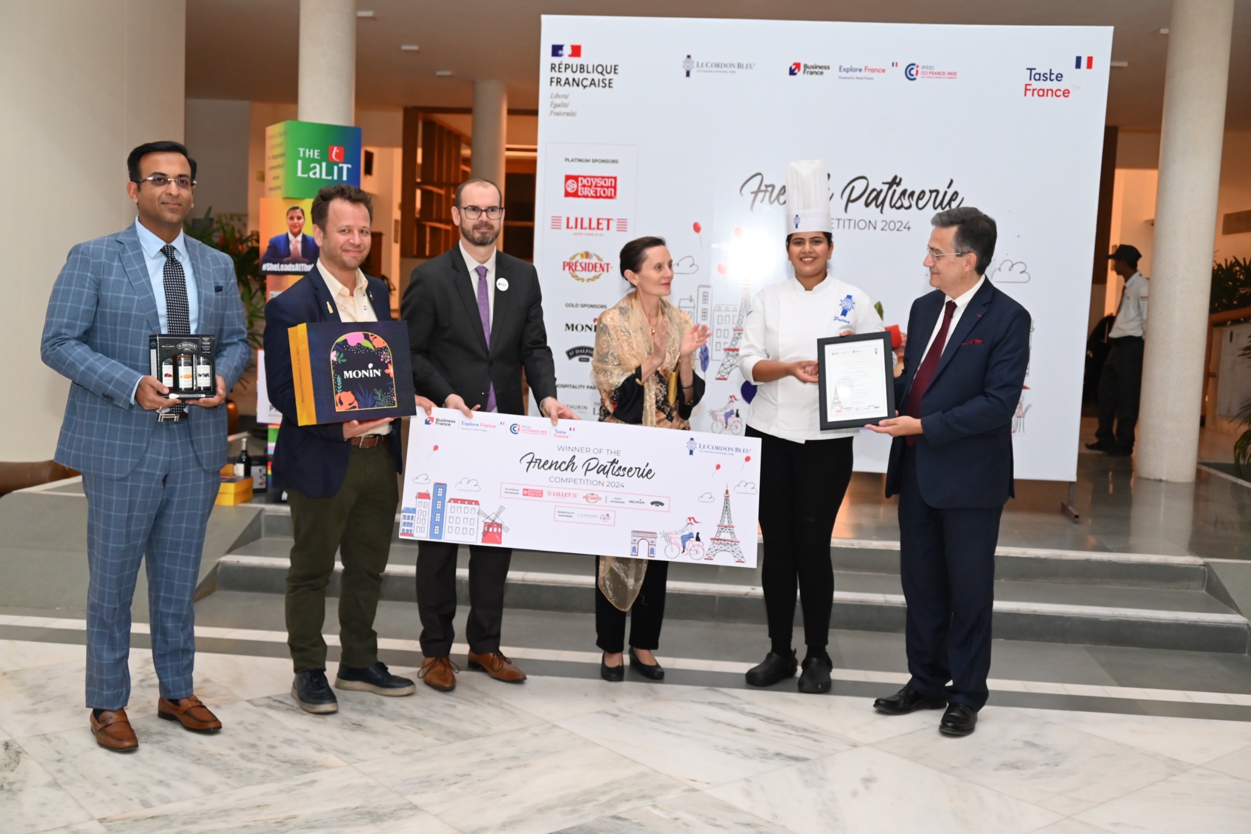 Business France India, Le Cordon Bleu Gurugram India and the Indo-French Chamber of Commerce celebrate Excellence In French Patisserie