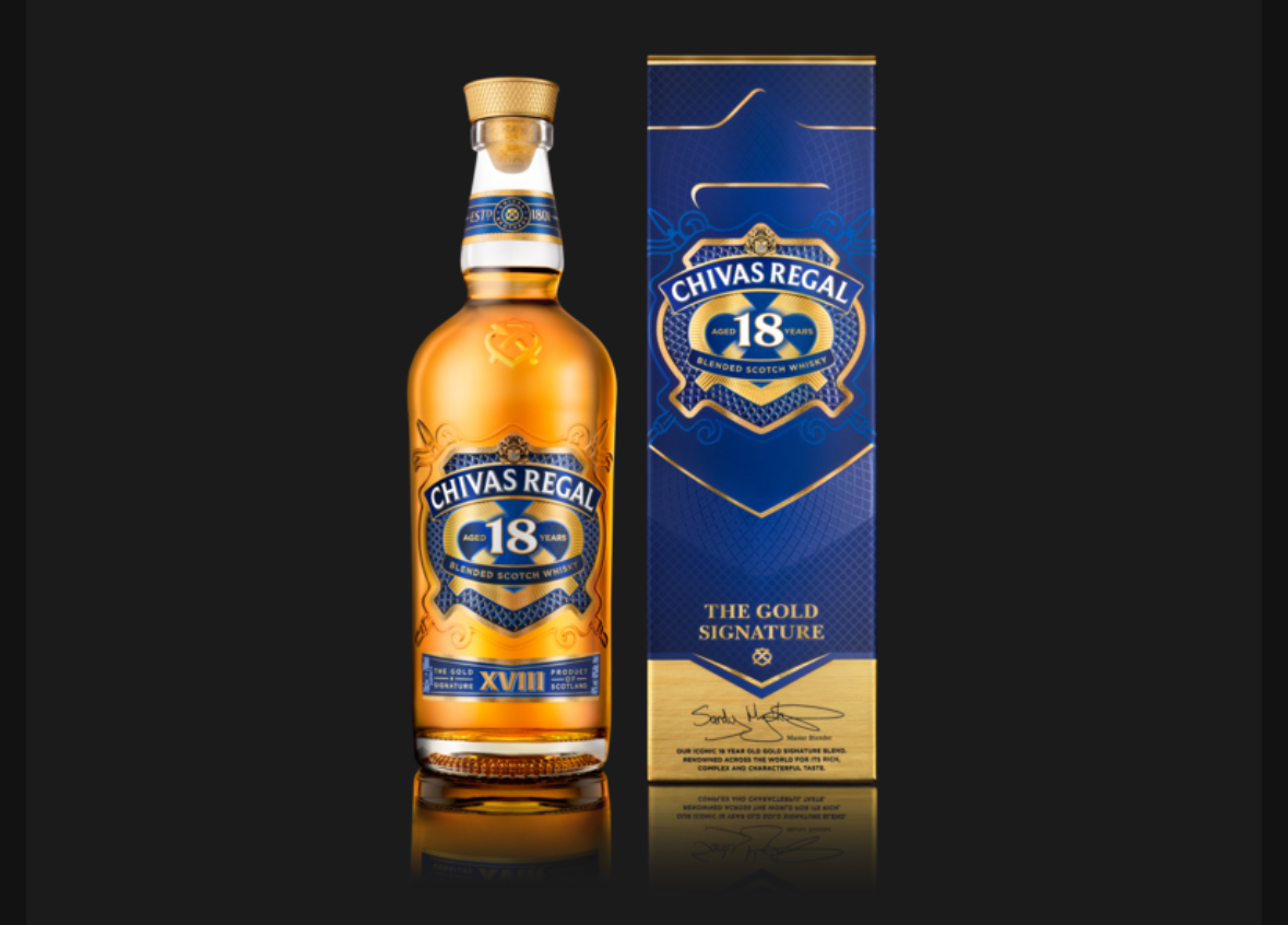 Chivas Regal 18 unveils new look